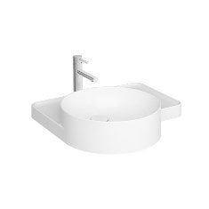 Vitra 7223B403-0041 Voyage Tezgah Üstü lavabo, 54 cm, Beyaz